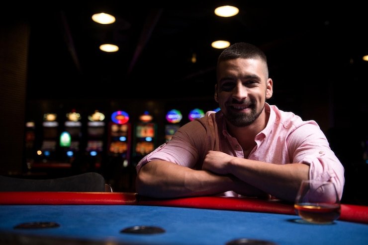 Posisi pemain di meja poker Texas Holdem